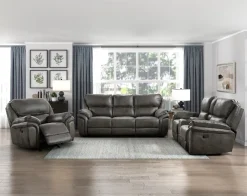 Fashion American Furniture Galleries Proctor Dual Manual Reclining Loveseat