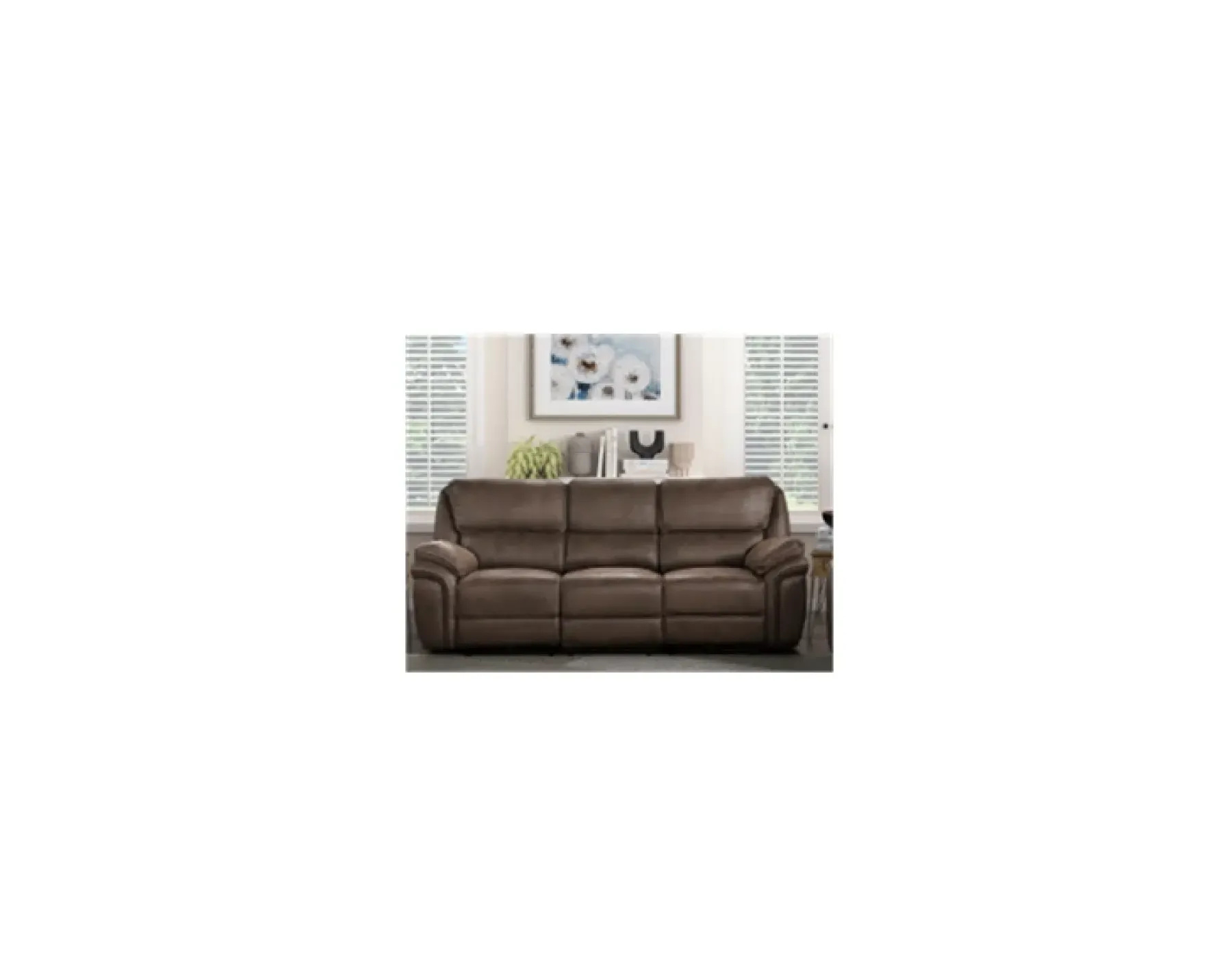 New American Furniture Galleries Proctor Dual Power Reclining Sofa