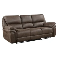 New American Furniture Galleries Proctor Dual Power Reclining Sofa