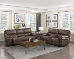Discount American Furniture Galleries Proctor 2-Piece Manual Reclining Living Room Set