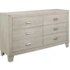 Discount American Furniture Galleries Quinby 6-Drawer Dresser