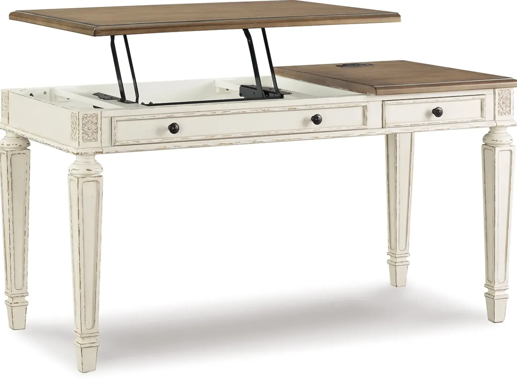 Best American Furniture Galleries Realyn Home Office Lift Top Desk
