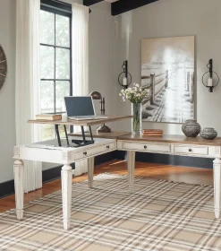Best American Furniture Galleries Realyn 2-Piece Home Office Desk