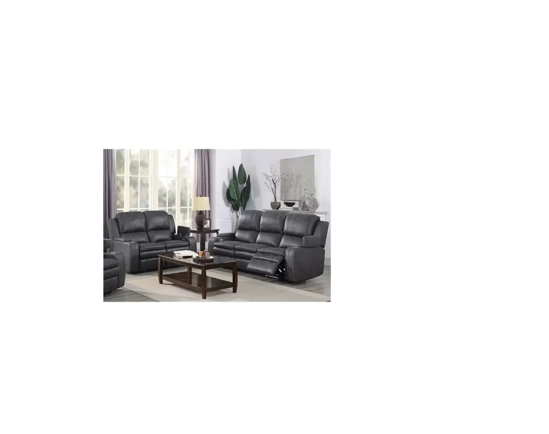 New American Furniture Galleries 126 Reclining Loveseat