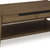 Fashion American Furniture Galleries Roanhowe Rectangular Cocktail Table