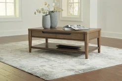 Fashion American Furniture Galleries Roanhowe Rectangular Cocktail Table