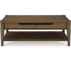Fashion American Furniture Galleries Roanhowe Rectangular Cocktail Table