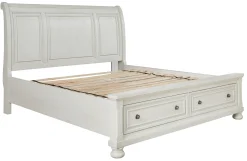 Discount American Furniture Galleries Robbinsdale Queen Sleigh Bed with Storage