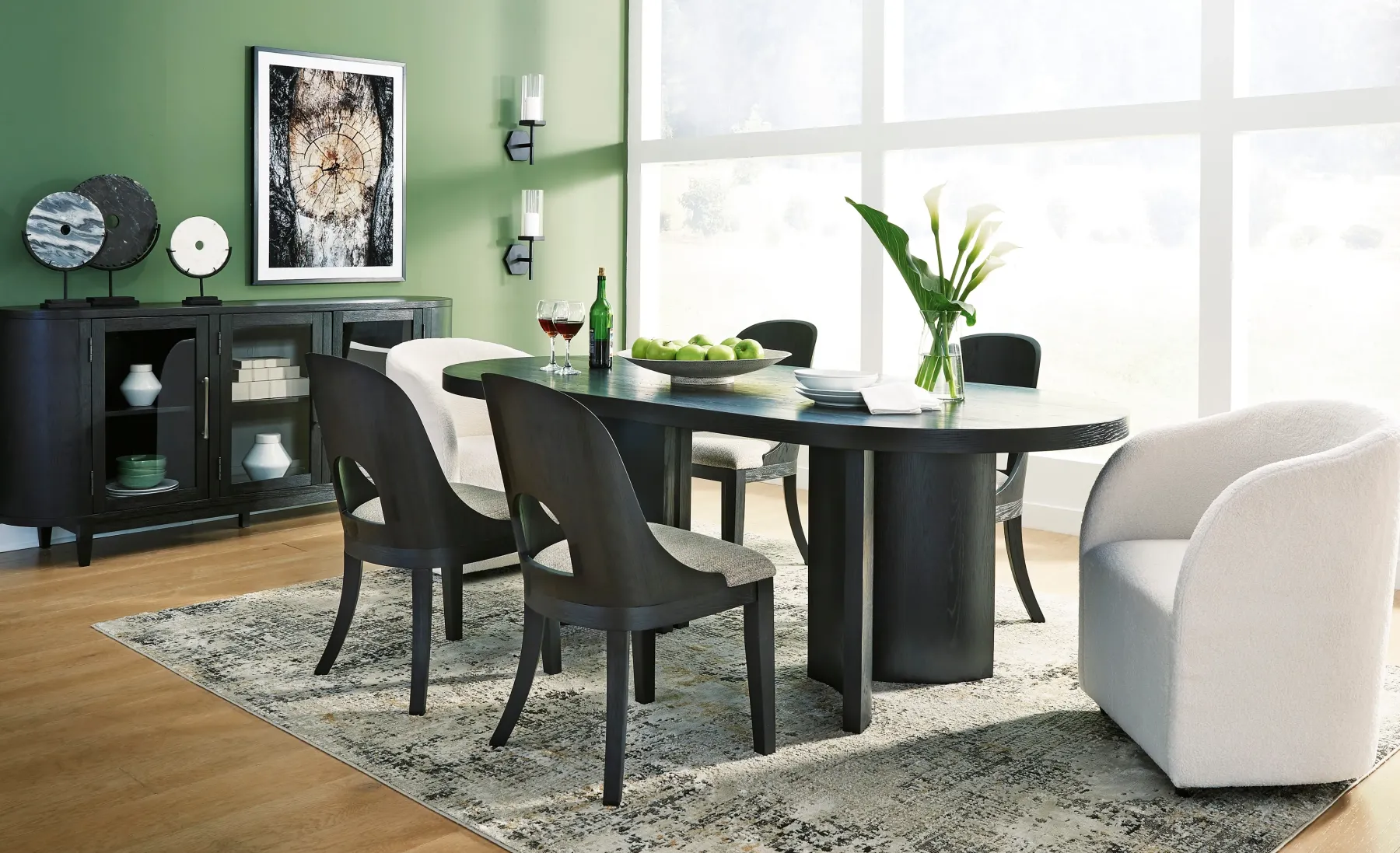 Hot American Furniture Galleries Rowanbeck Dining Arm Chair
