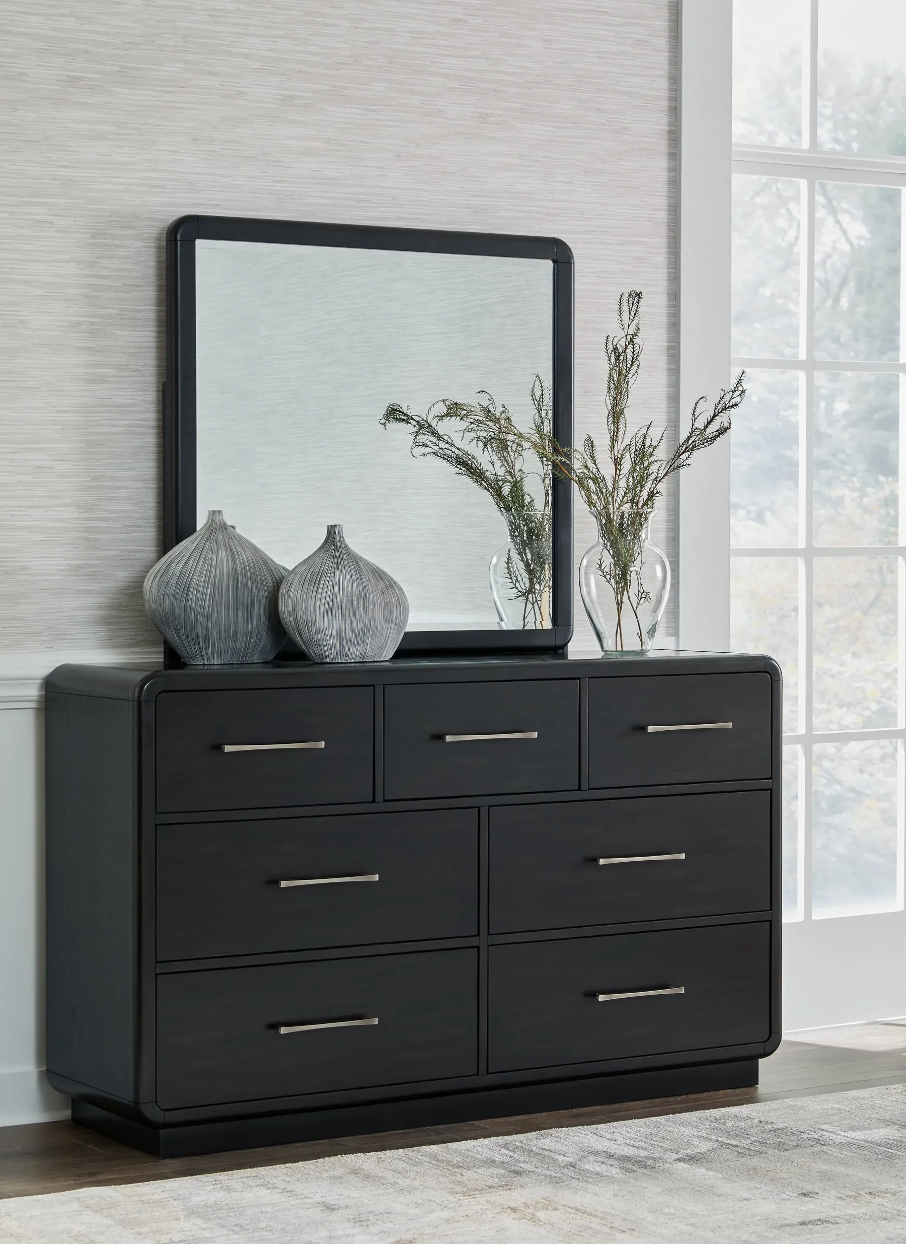Outlet American Furniture Galleries Rowanbeck Dresser And Mirror