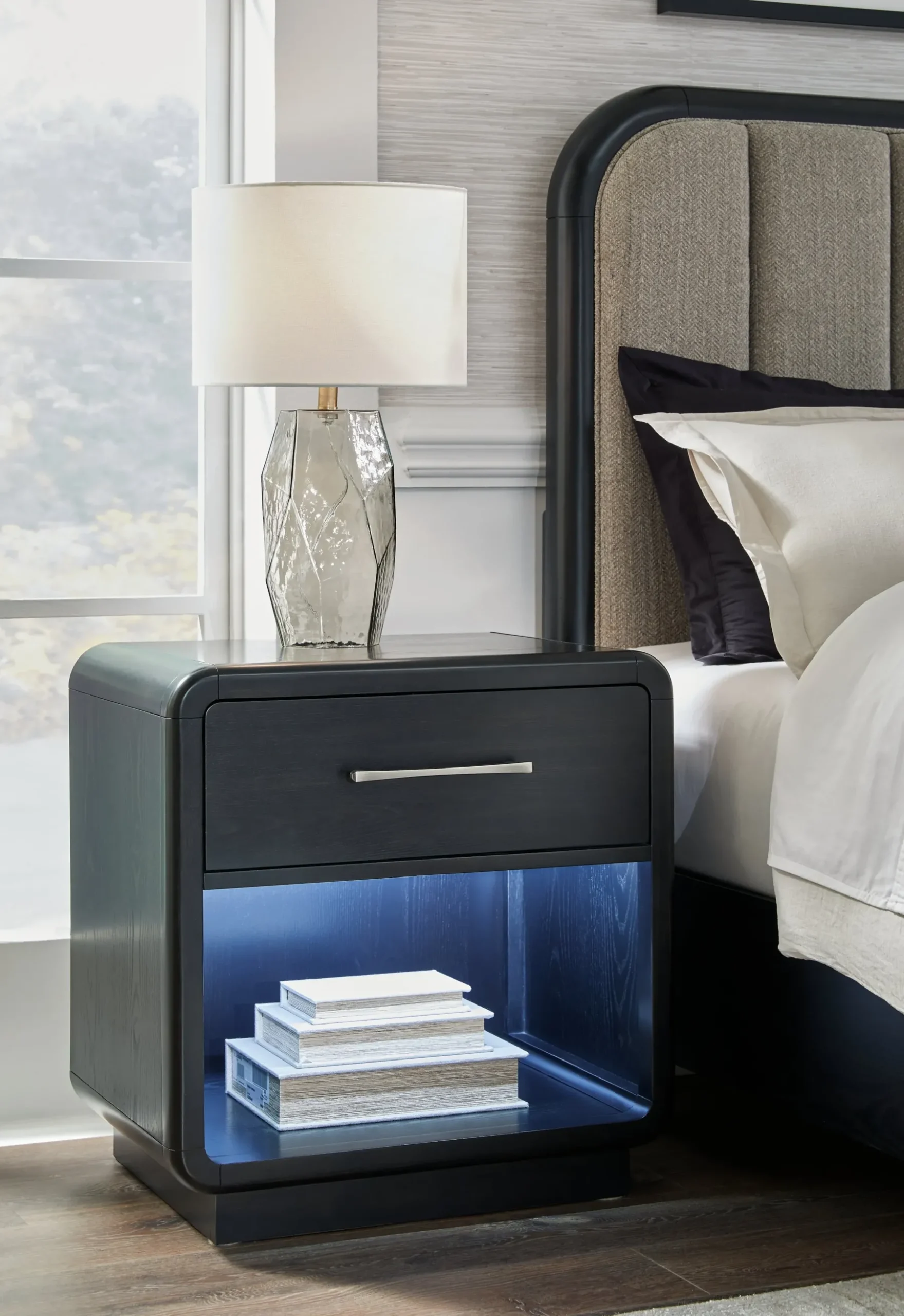 Online American Furniture Galleries Rowanbeck Single Drawer Nightstand