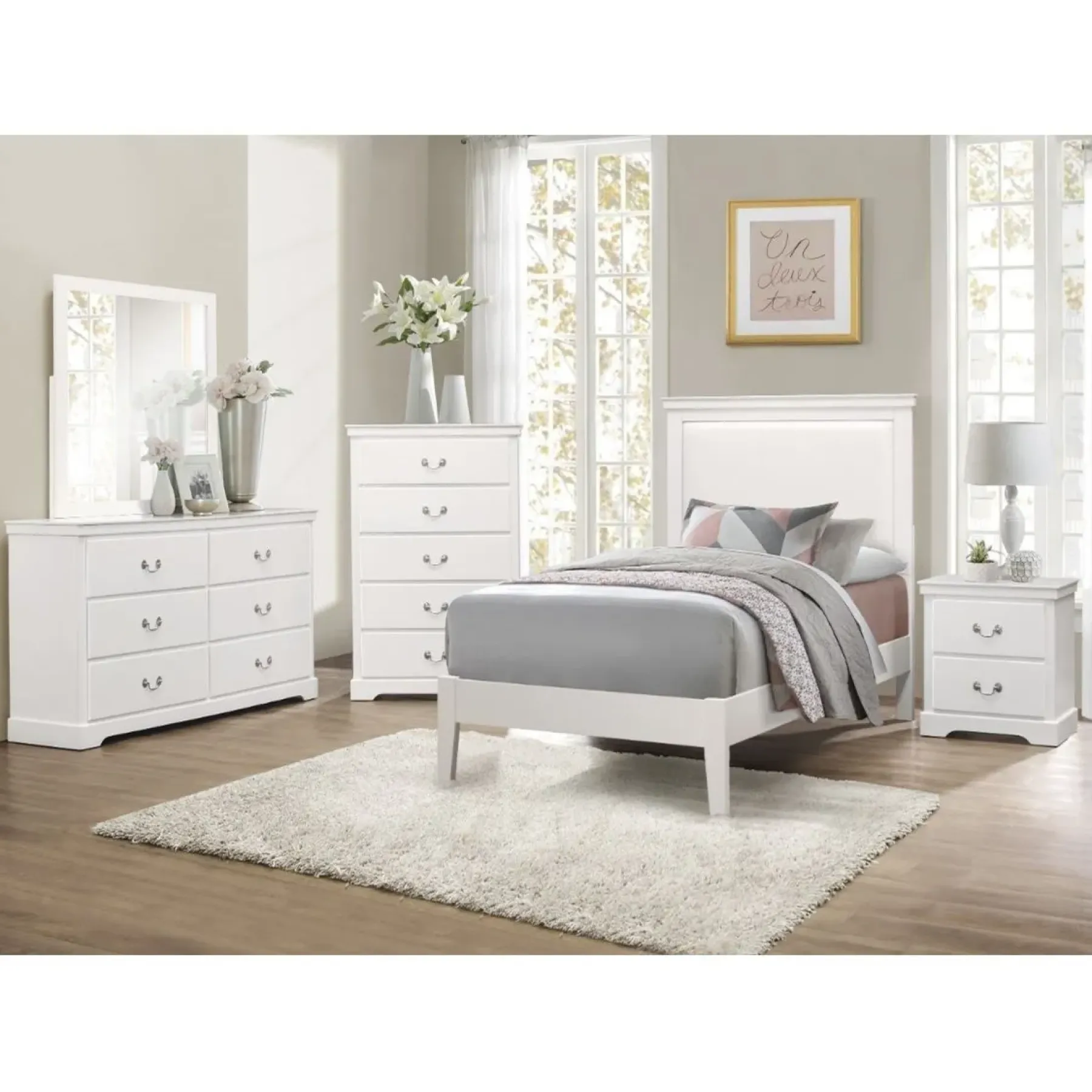 Clearance American Furniture Galleries Seabright 6-Piece Twin Bedroom Set