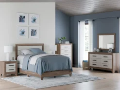 Online American Furniture Galleries Sharnari 6-Piece Full Panel Bed Set