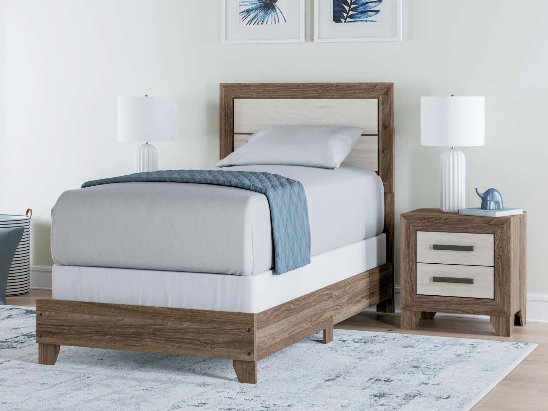 Sale American Furniture Galleries Sharnari Twin Panel Bed