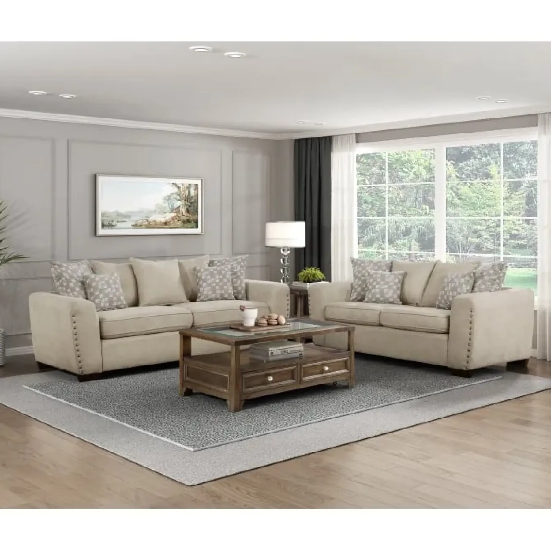 Discount American Furniture Galleries Silverthorne 2-Piece Living Room Set