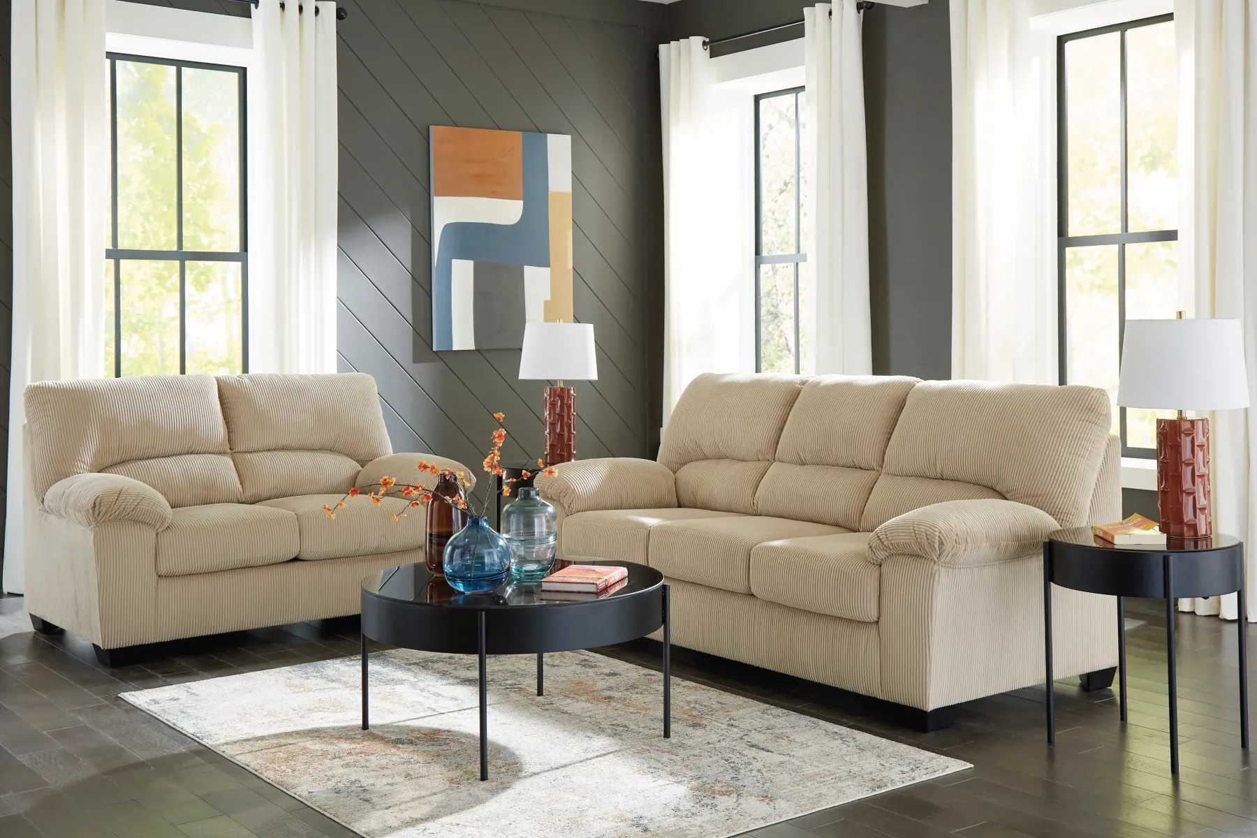 Online American Furniture Galleries SimpleJoy Loveseat