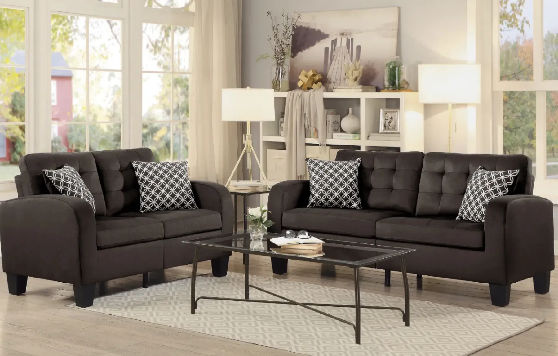 Outlet American Furniture Galleries Sinclair 2-Piece Living Room Set
