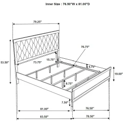 Best American Furniture Galleries Sonora Sonora King Panel Bed