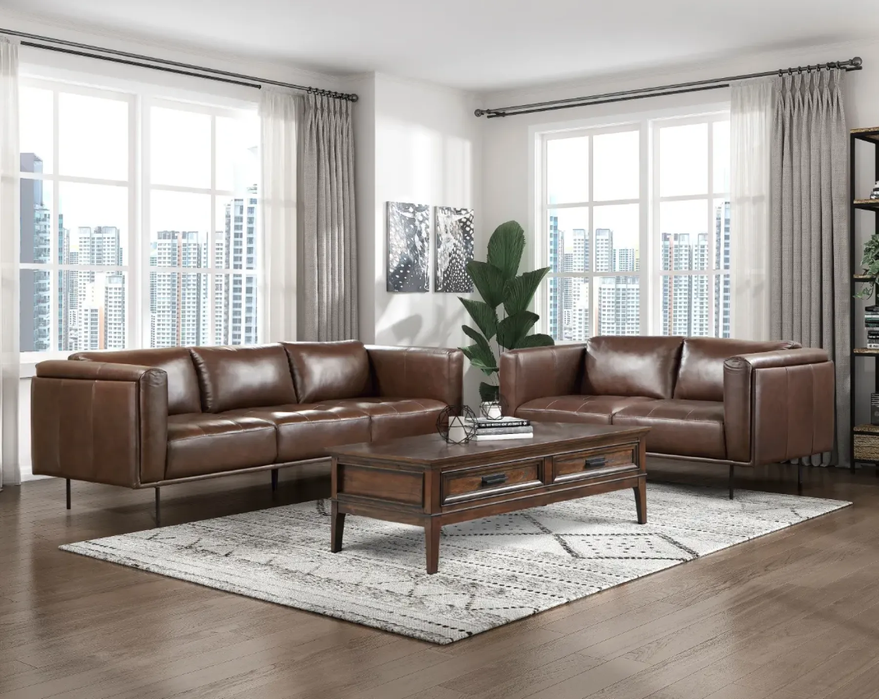 Best American Furniture Galleries Soren Loveseat