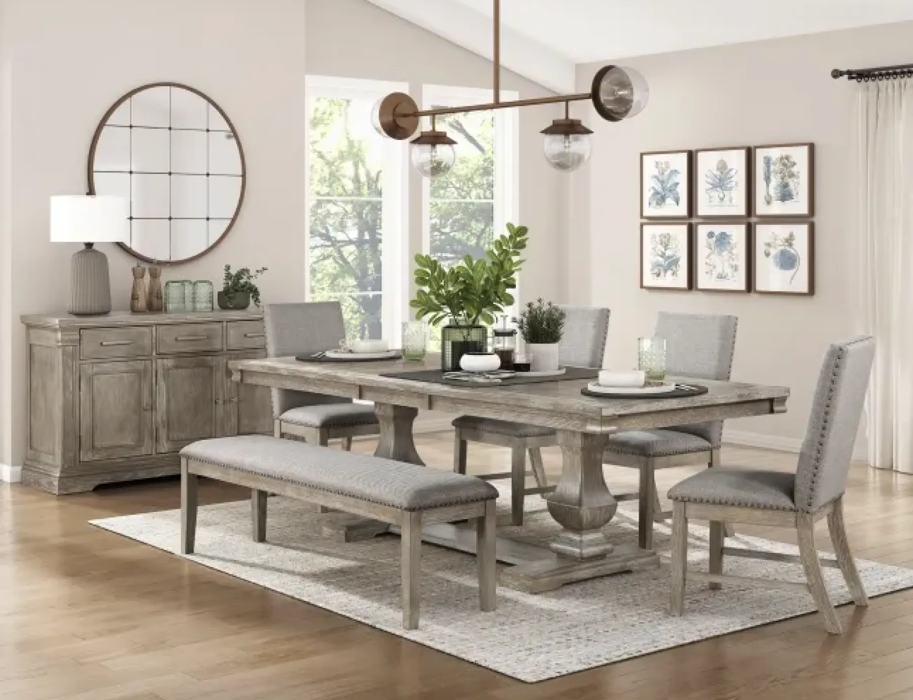 Fashion American Furniture Galleries Southlake Dining Table