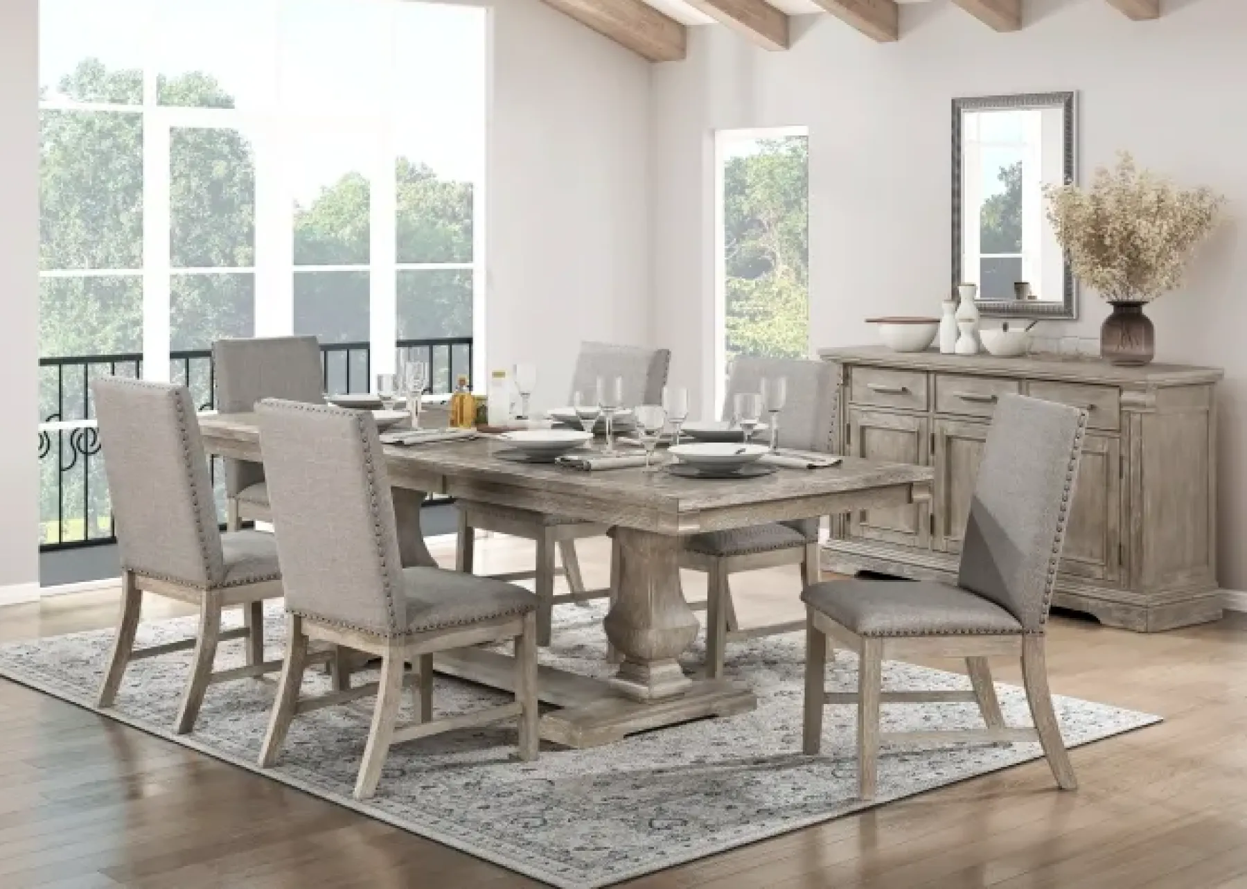 Fashion American Furniture Galleries Southlake Dining Table
