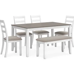 Best American Furniture Galleries Stonehollow 6-Piece Dining Set