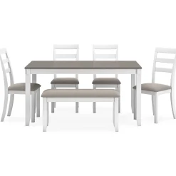 Best American Furniture Galleries Stonehollow 6-Piece Dining Set