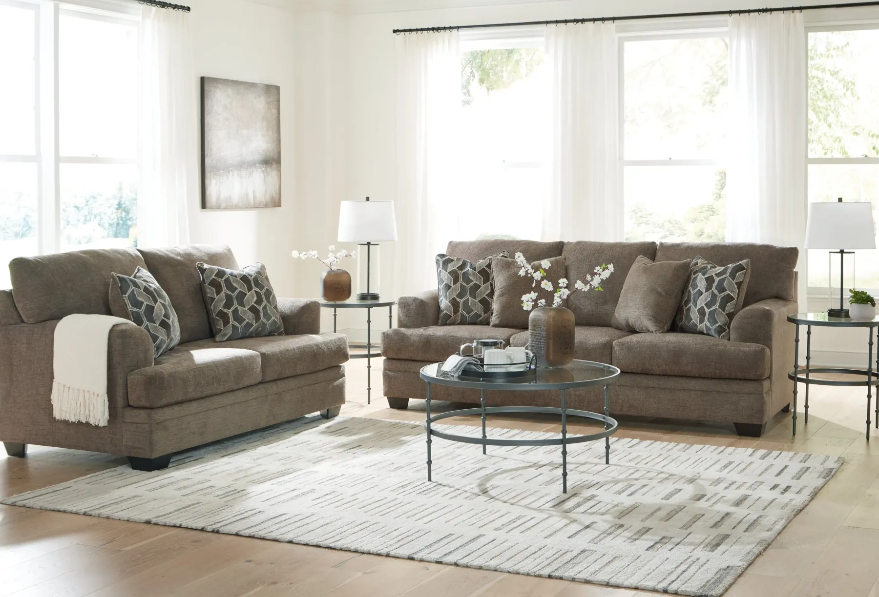 Discount American Furniture Galleries Stonemeade Living Room Set
