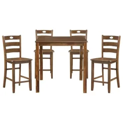New American Furniture Galleries Stowe 5-Piece Counter Height Set