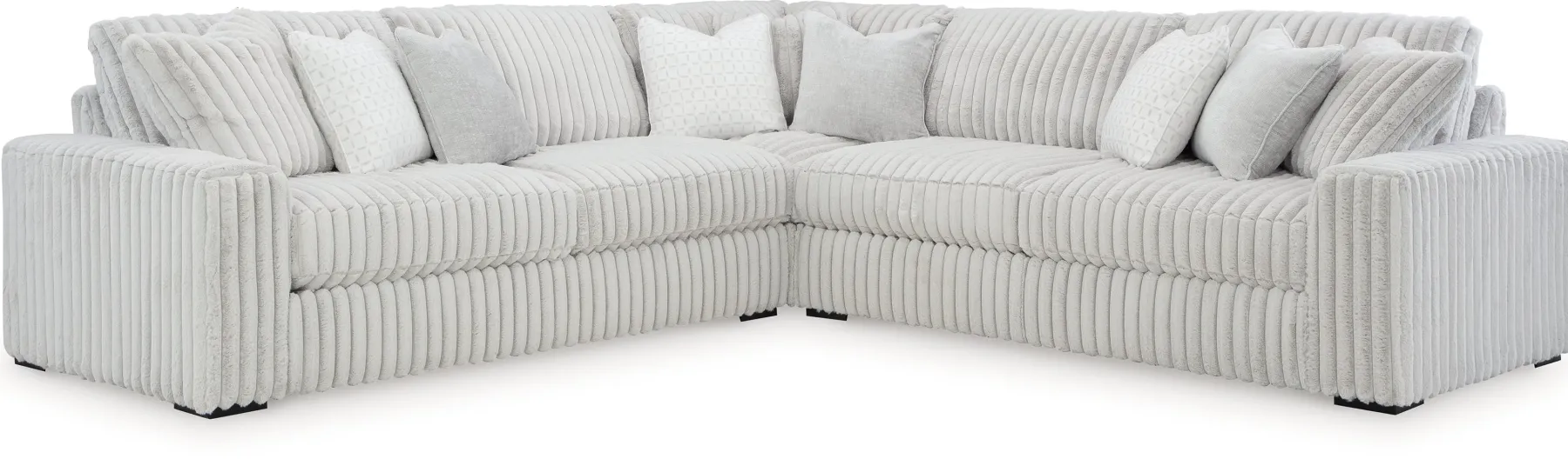 Discount American Furniture Galleries Stupendous 3-Piece Sectional