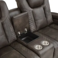 Online American Furniture Galleries Tabor Double Power Reclining Loveseat