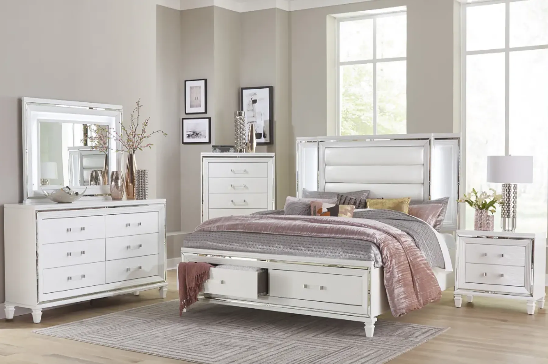 Clearance American Furniture Galleries Tamsin 6-Drawer Dresser