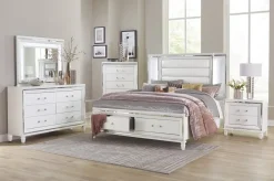 Clearance American Furniture Galleries Tamsin 6-Piece King Storage Bedroom Set