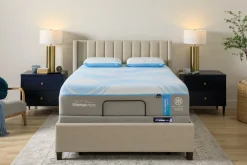 Discount American Furniture Galleries TEMPUR-ActiveBreeze® Medium Hybrid King Mattress and Adjustable Base Set