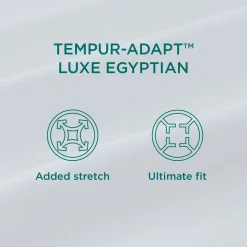 Outlet American Furniture Galleries TEMPUR-Adapt Luxe Egyptian Cotton Sheets Tempur-Adapt Luxe Egyptian Cotton Sheets
