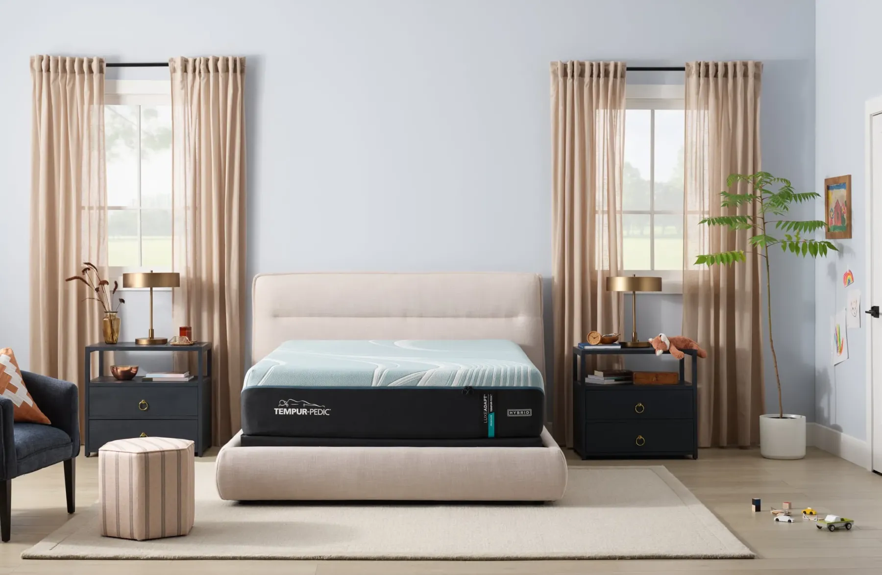 Sale American Furniture Galleries TEMPUR-LuxeAdapt® 2.0 Medium Hybrid King Mattress