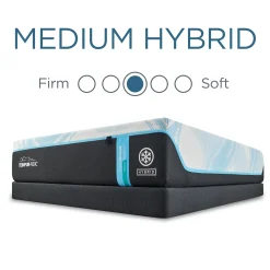 New American Furniture Galleries Tempur-LuxeBreeze® 2.0 Med Hybrid King LuxeBreeze® Medium Mattress