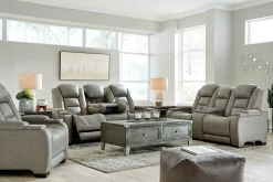 Outlet American Furniture Galleries The Man-Den 2-Piece Power Reclining Living Room Set