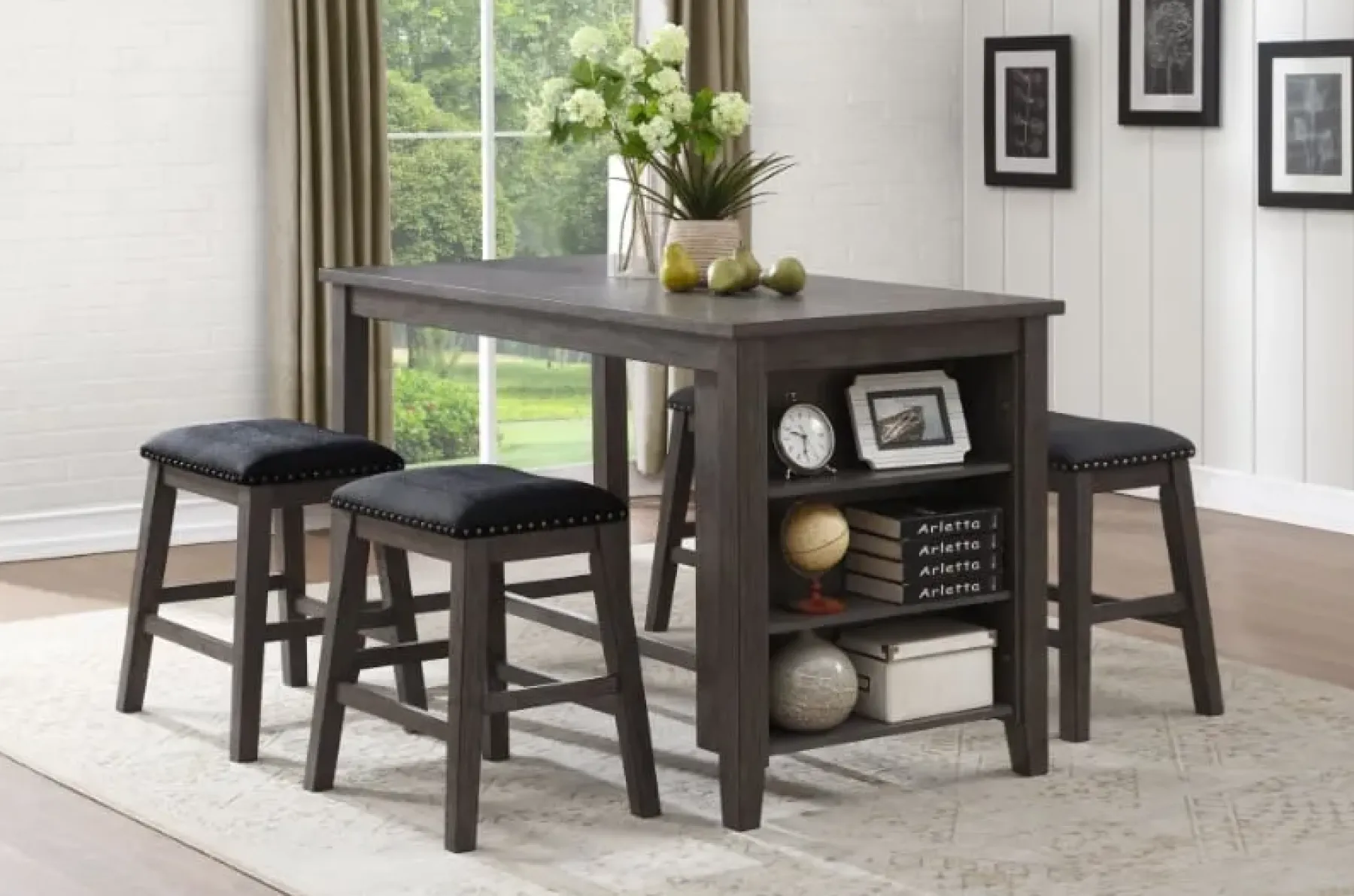 Best American Furniture Galleries Timbre 5-Piece Counter Height Dining Set