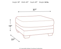 Fashion American Furniture Galleries Tracling Oversized Accent Ottoman