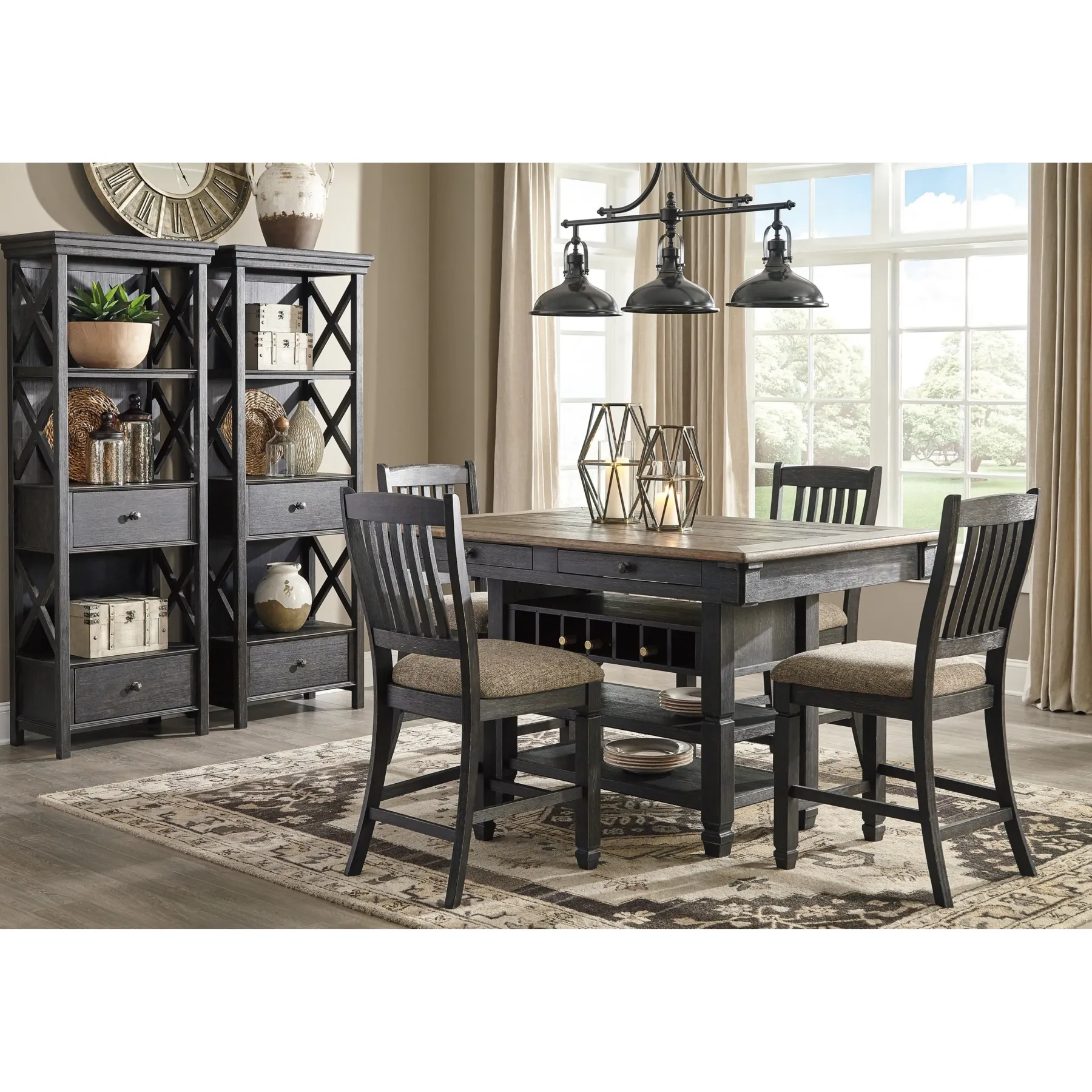 Fashion American Furniture Galleries Tyler Creek Display Cabinet