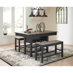 Clearance American Furniture Galleries Tyler Creek Double Counter Upholstered Bench