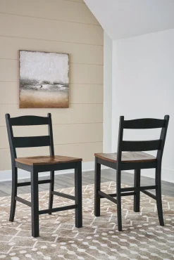 Outlet American Furniture Galleries Valebeck Counter Height Barstool