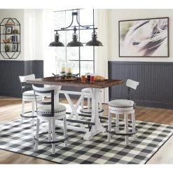 Sale American Furniture Galleries Valebeck Counter Height Swivel Barstool