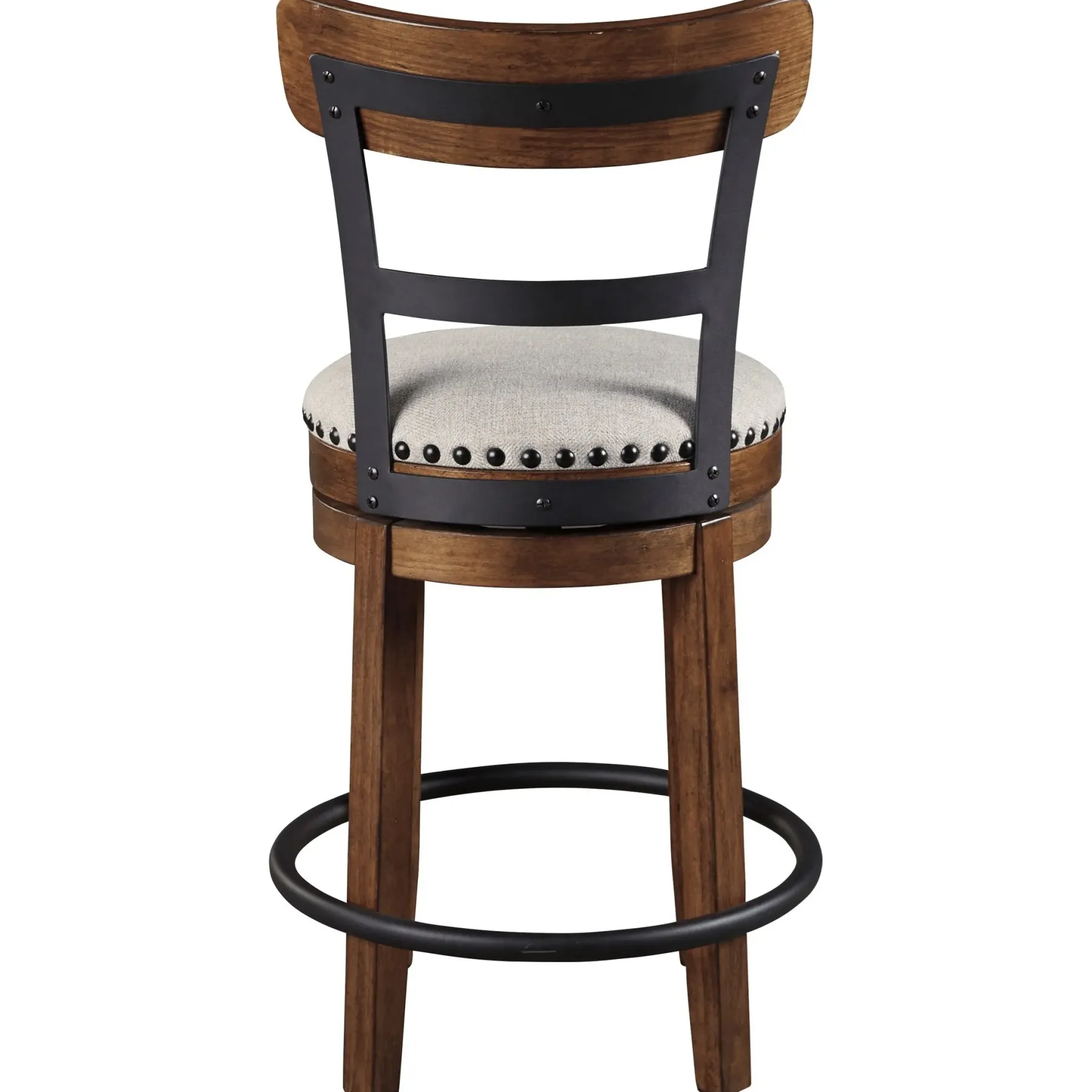 Clearance American Furniture Galleries Valebeck Counter Height Upholstered Swivel Barstool
