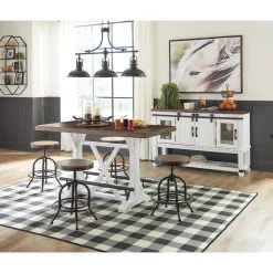 New American Furniture Galleries Valebeck 5-Piece Counter Height Dining Set
