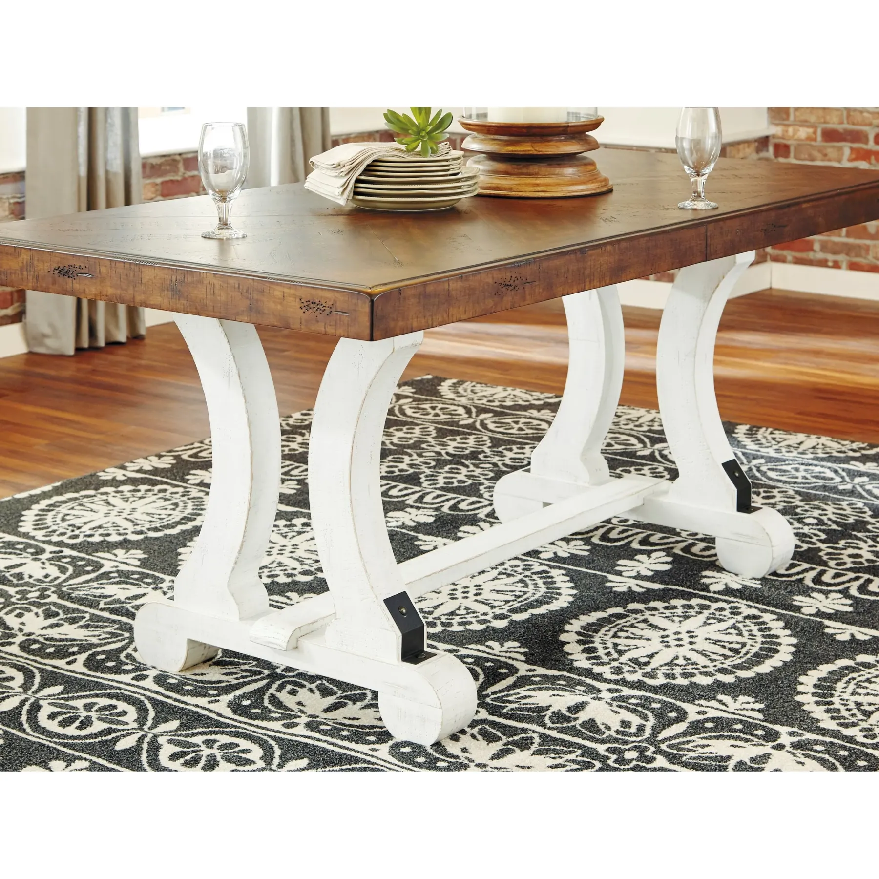 Sale American Furniture Galleries Valebeck Rectangular Dining Room Table