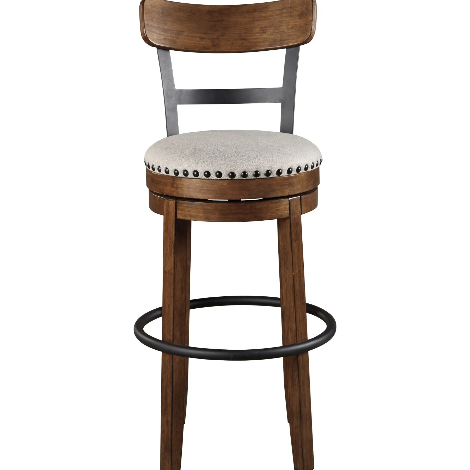 Best American Furniture Galleries Valebeck Upholstered Swivel Barstool