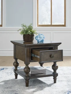 Outlet American Furniture Galleries Veramond Square End Table