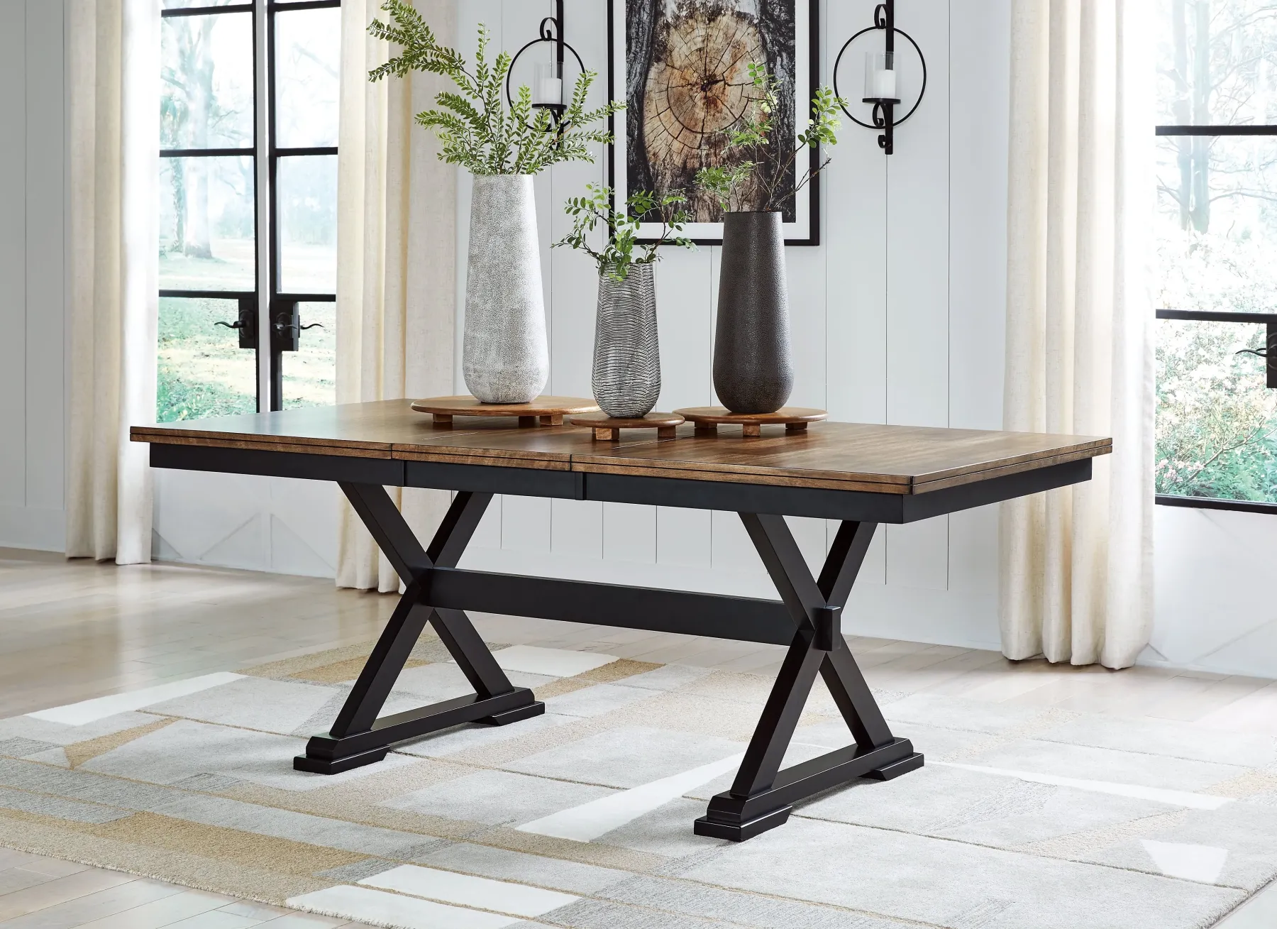 Sale American Furniture Galleries Wildenauer Rectangular Dining Room Extension Table